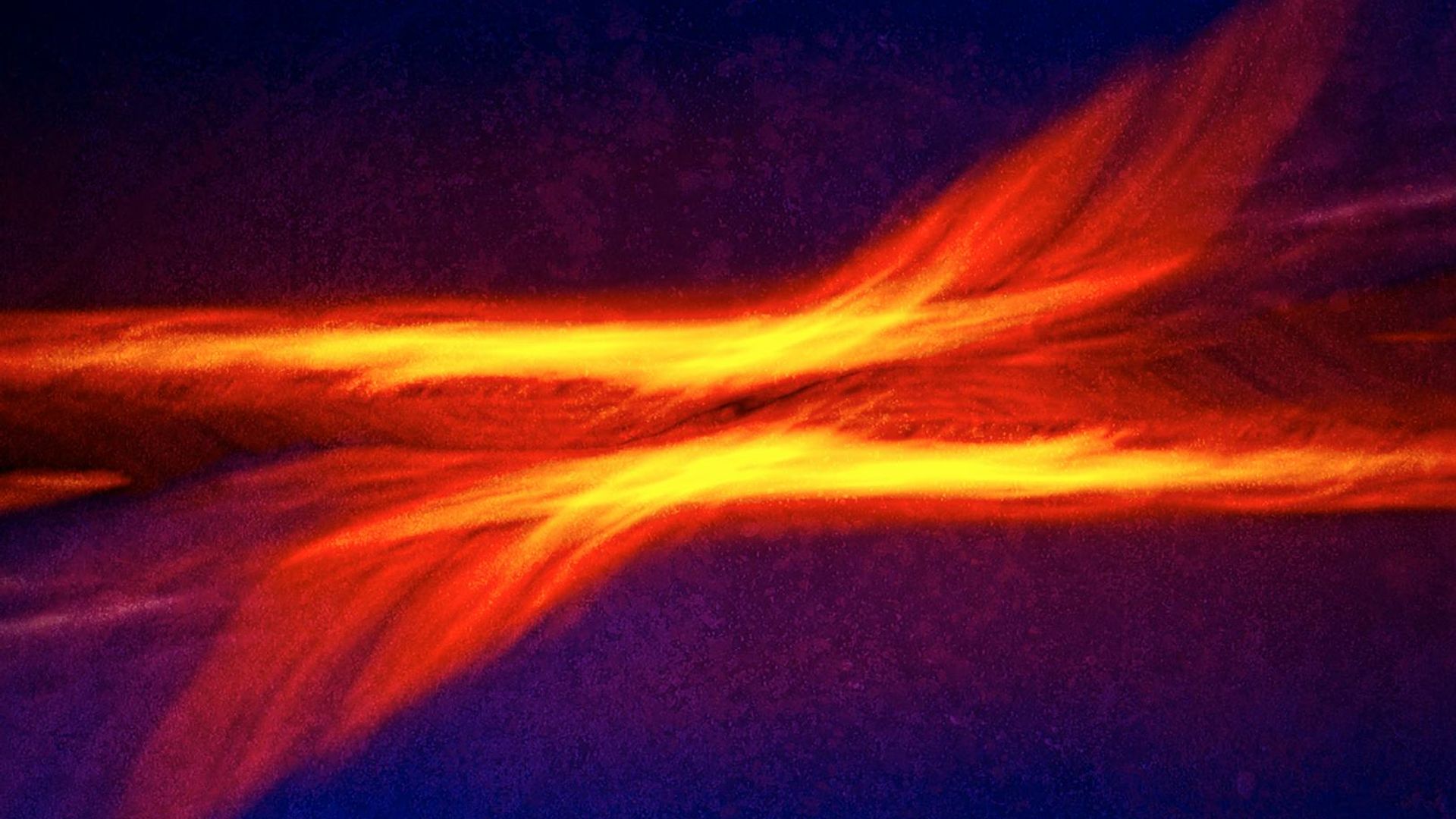 Abstract glowing lines representing visual focus and energy flow